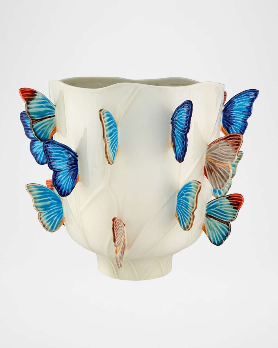 Cloudy Butterflies XL Vase by Claudia Schiffer